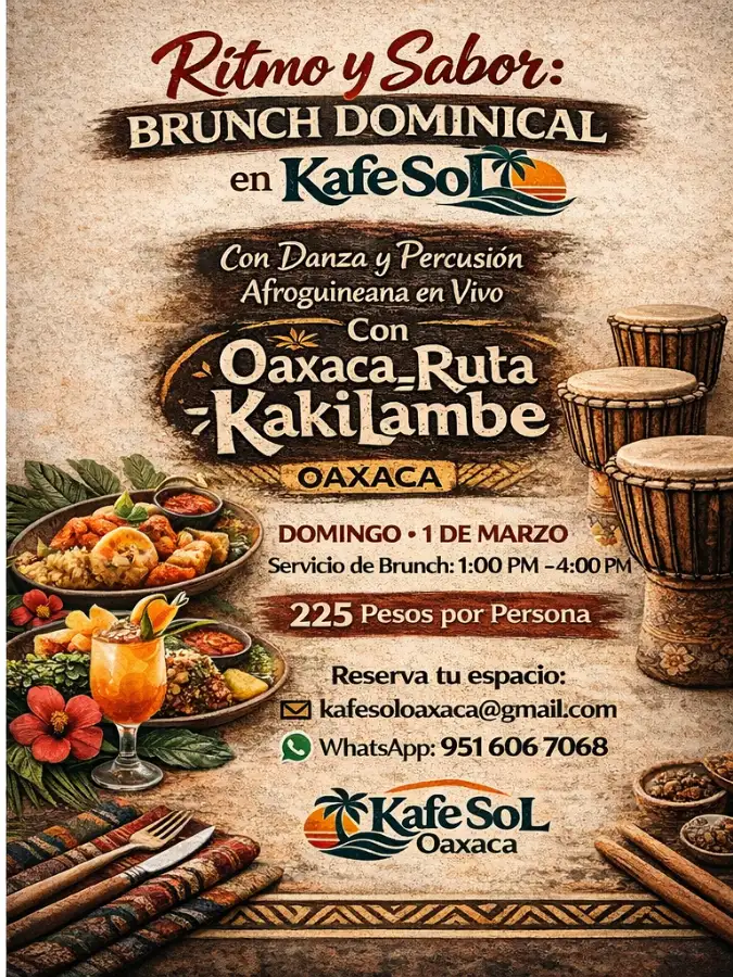 🌞 RITMO Y SABOR: EXPERIENCIA DE BRUNCH DOMINICAL 🥁🔥